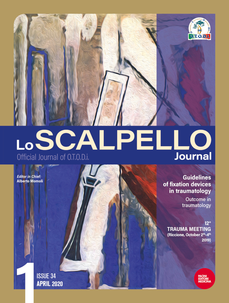 Cover Vol. 34: Special Issue on Trauma Meeting - Issue 1 - March 2020